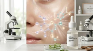 How alpha arbutin reduces melanin production and brightens dark skin naturally.
