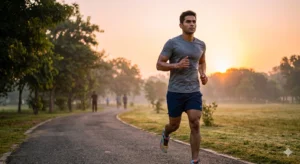 Physical exercise improving stamina and natural intimate performance in men