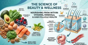 Research-backed vitamins that support hair growth and reduce hair loss.